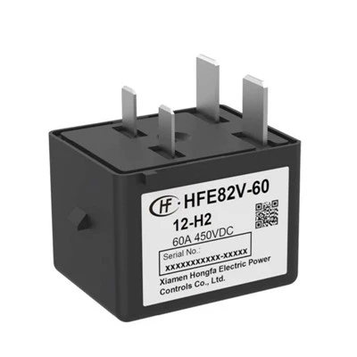 HFE82V-60 HONGFA Vysokonapěťový DC stykač 450V 750V 60A